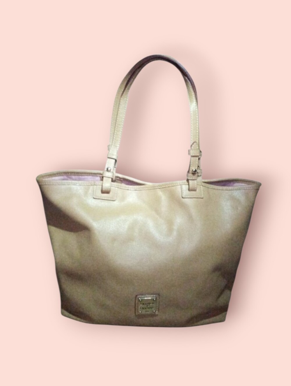 (EUC) Vintage Dooney & Bourke® Medium East / West Leather Tote - Picture 2 of 2